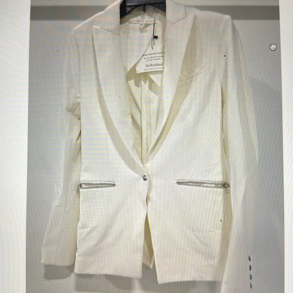Veronica Beard Iconic Scuba Dickey Jacket Blazer White Size 4. Please see photos - Picture 1 of 9